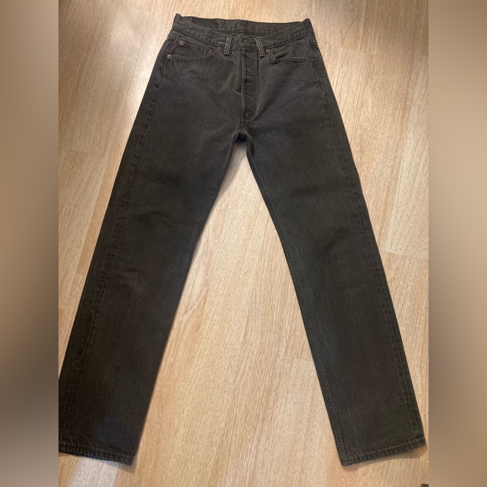Black 501 Vintage Levi’s, fits size 27, 28